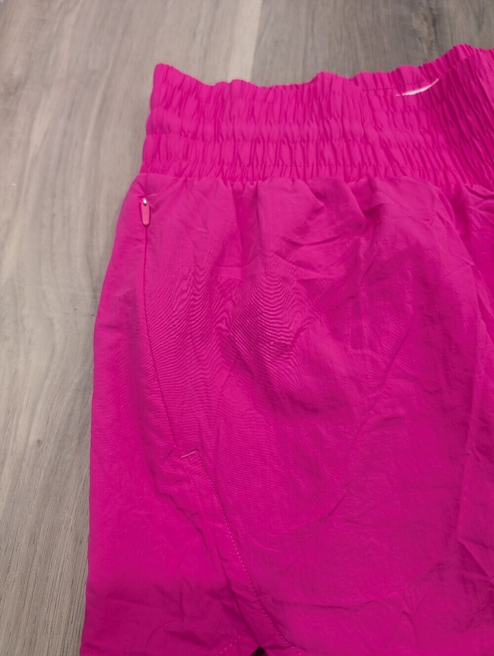 All in Motion | High Rise Crinkle Short In Pink - Picture 7 of 16